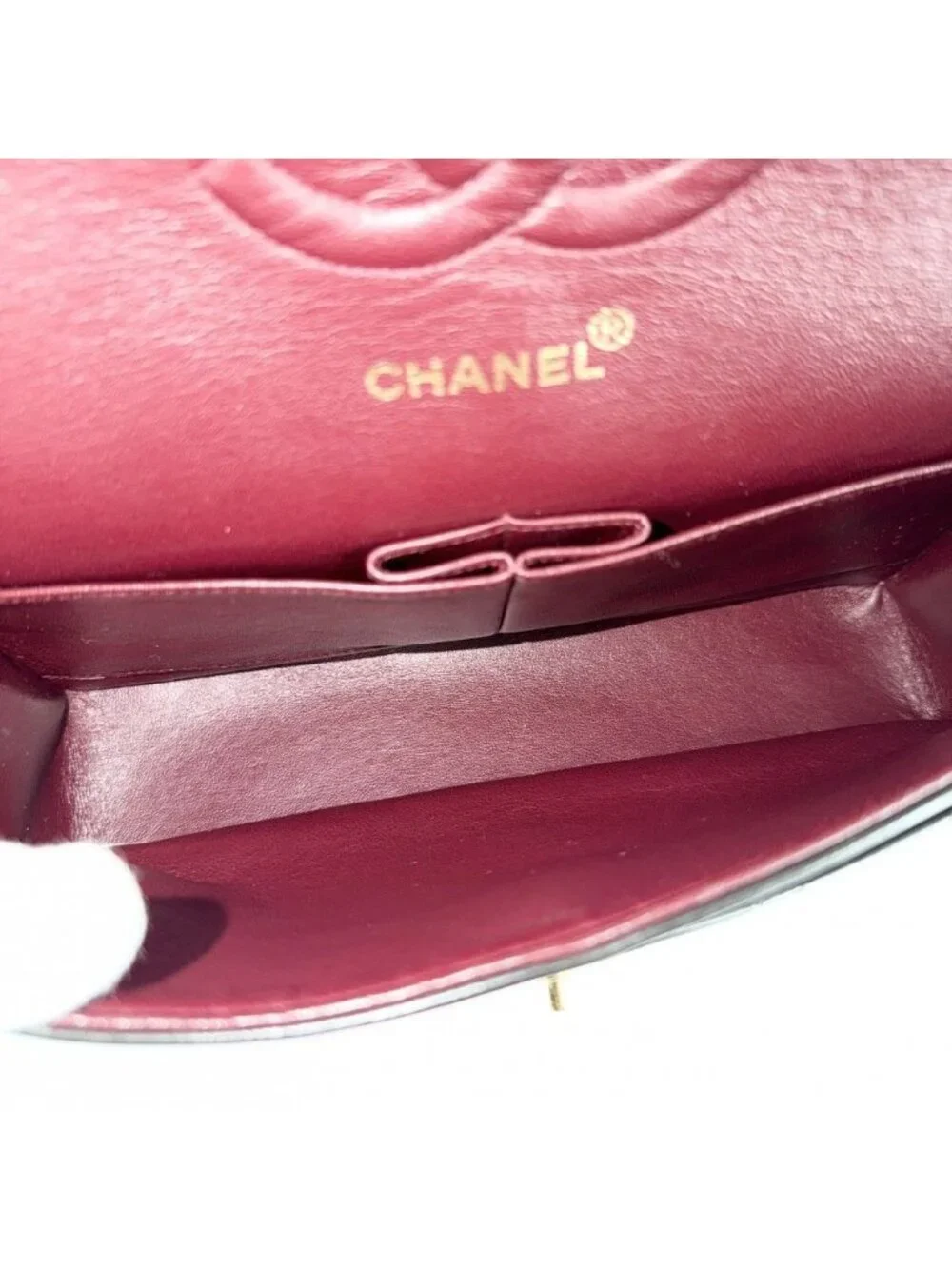 Chanel Shoulder Bag Quilted 25 Double Chain CC Logo Flap Crossbody Lambskin